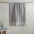 Multicolor - handloom fine cotton checks bath towel 33