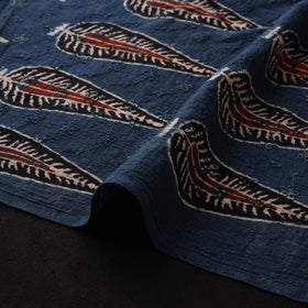 Ajrakh Hand Block Print Natural Dyed Cotton Hakoba Fabric 68