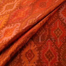 Pochampally Ikat Pure Handloom Raw Silk Fabric 12