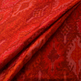 Pochampally Ikat Pure Handloom Raw Silk Fabric 13