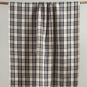 Multicolor Handloom Fine Cotton Checks Bath Towel