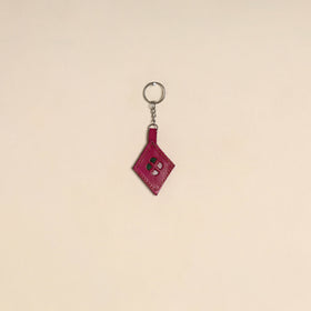 Handcrafted Kutch Leather Keychain 02