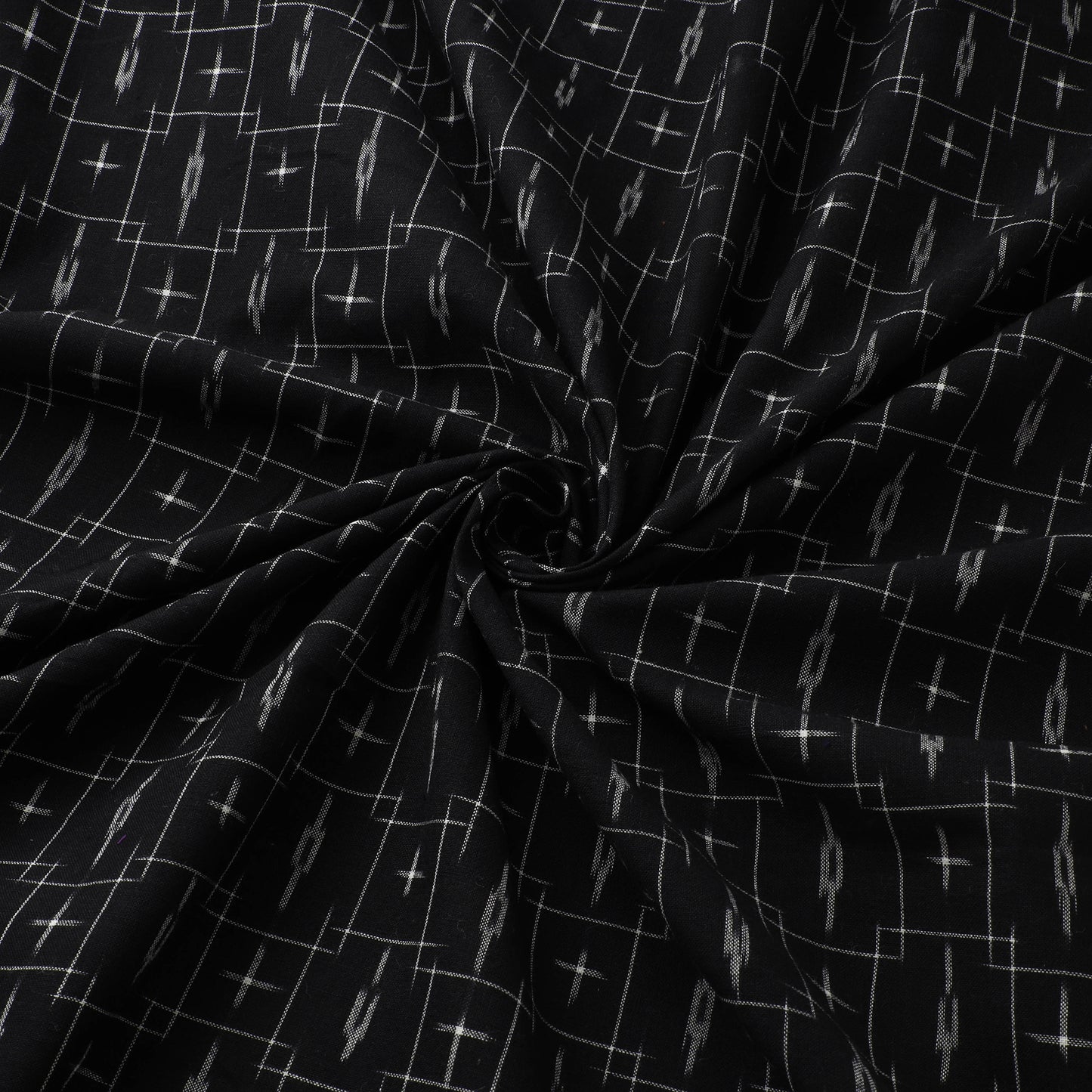 Pochampally Double Ikat Handloom Cotton Fabric 17