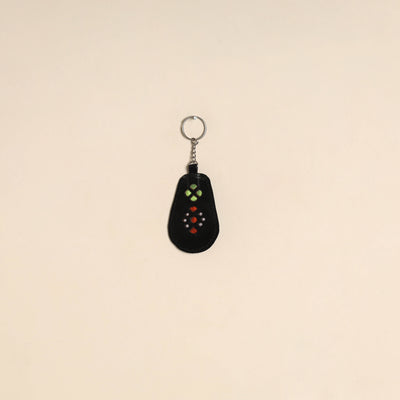 Handcrafted Kutch Leather Keychain 03