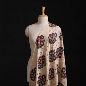 Ajrakh Hand Block Print Natural Dyed Cotton Hakoba Fabric 05