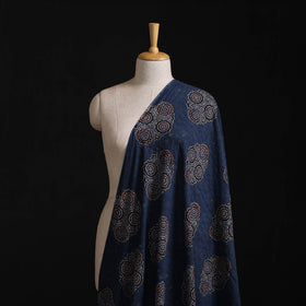 Ajrakh Hand Block Print Natural Dyed Cotton Hakoba Fabric 07