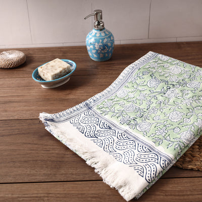 Block Printed Towel
