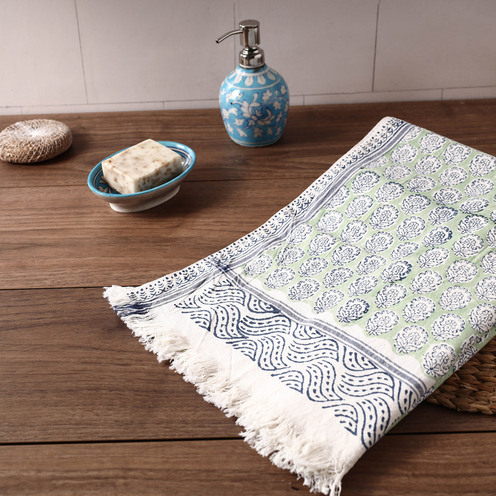 Block Printed Towel
