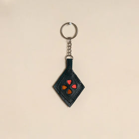 Handcrafted Kutch Leather Keychain 09