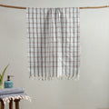  Handloom Fine Cotton Checks Bath Towel