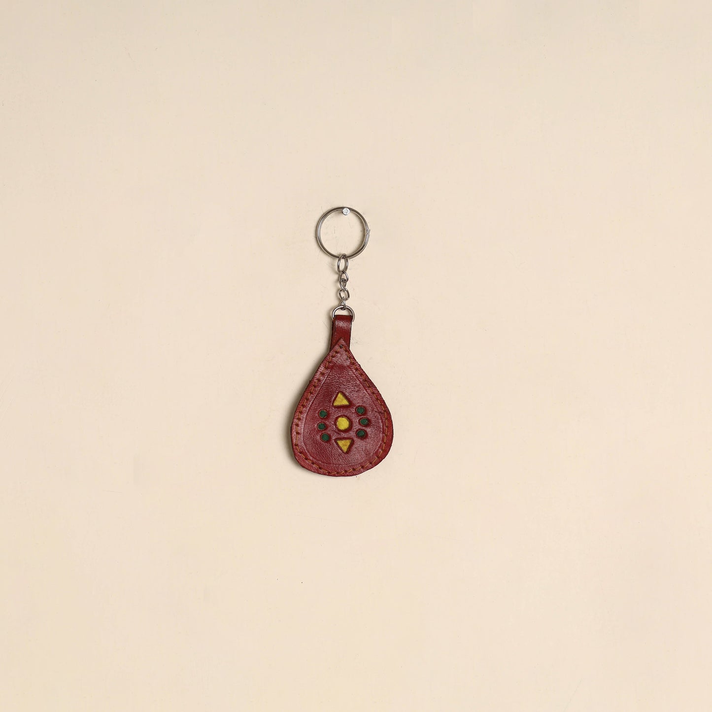 Handcrafted Kutch Leather Keychain 10