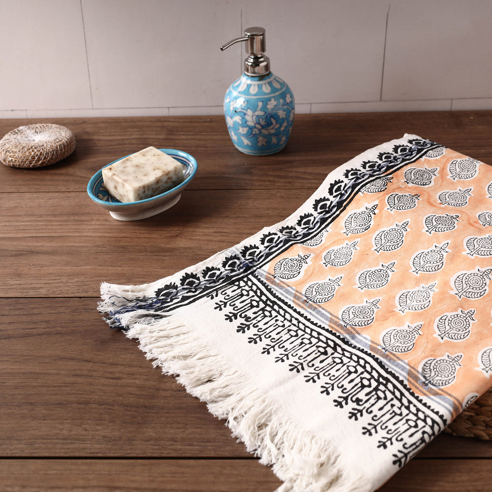 Block Printed Towel
