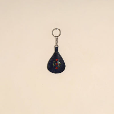 Handcrafted Kutch Leather Keychain 12