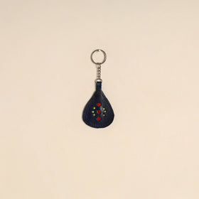 Handcrafted Kutch Leather Keychain 12