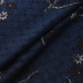 Hakoba Hand Block Ajrakh Print Natural Dyed Cotton Fabric  81