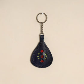 Handcrafted Kutch Leather Keychain 12
