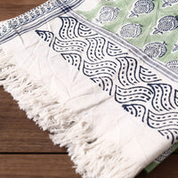 Block Printed Cotton Towel
