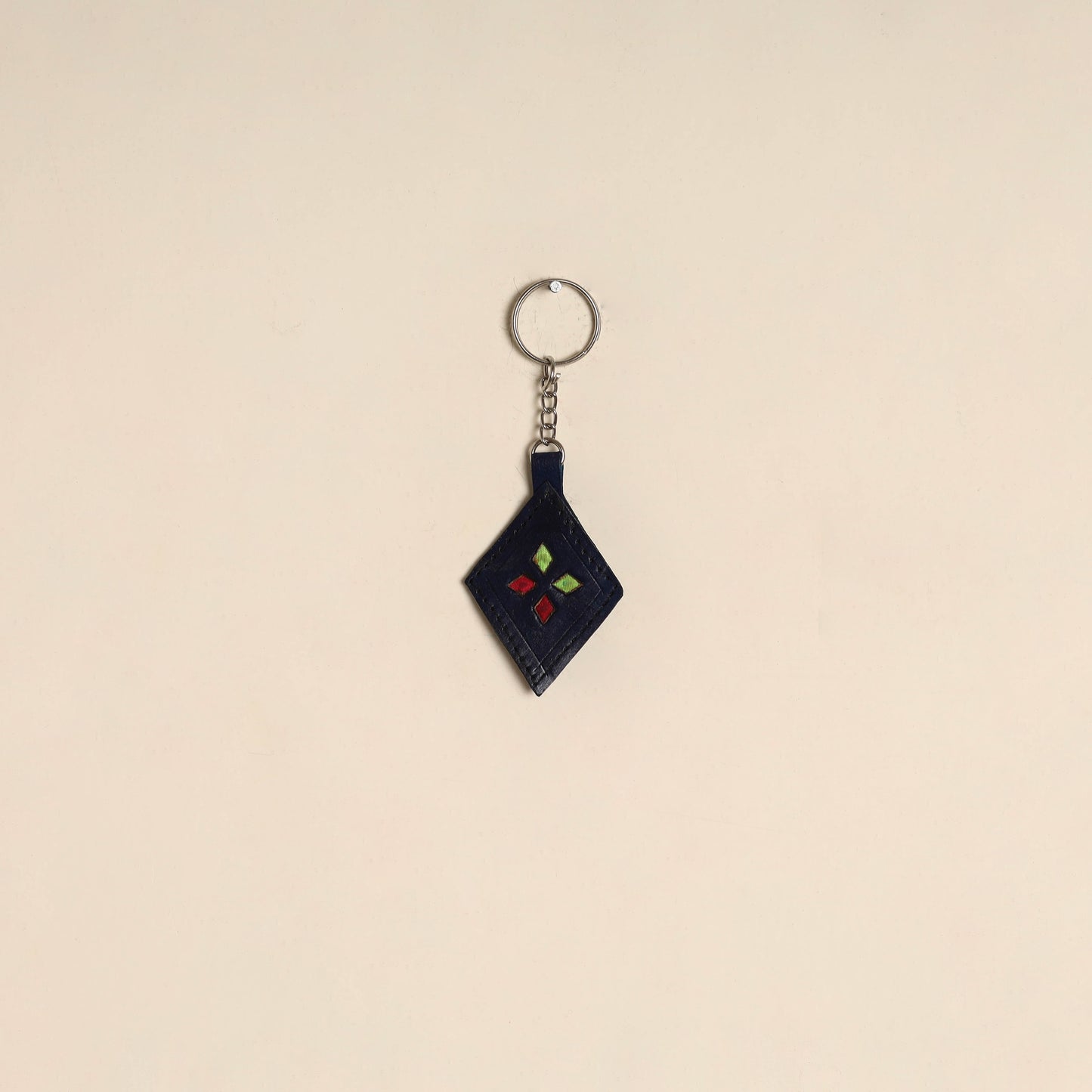 Handcrafted Kutch Leather Keychain 14