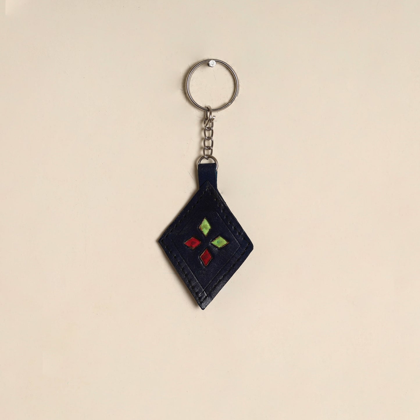 Handcrafted Kutch Leather Keychain 14