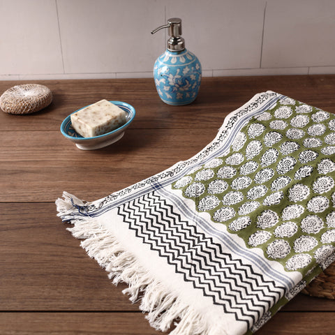 Block Printed Towel
