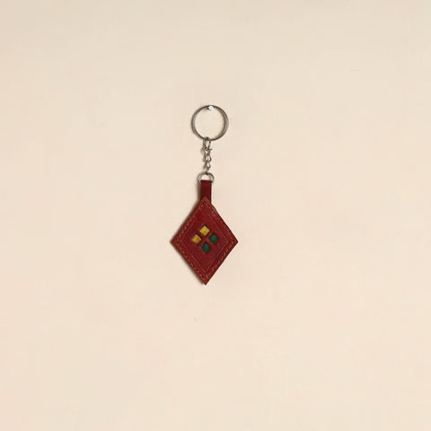 Handcrafted Kutch Leather Keychain 15