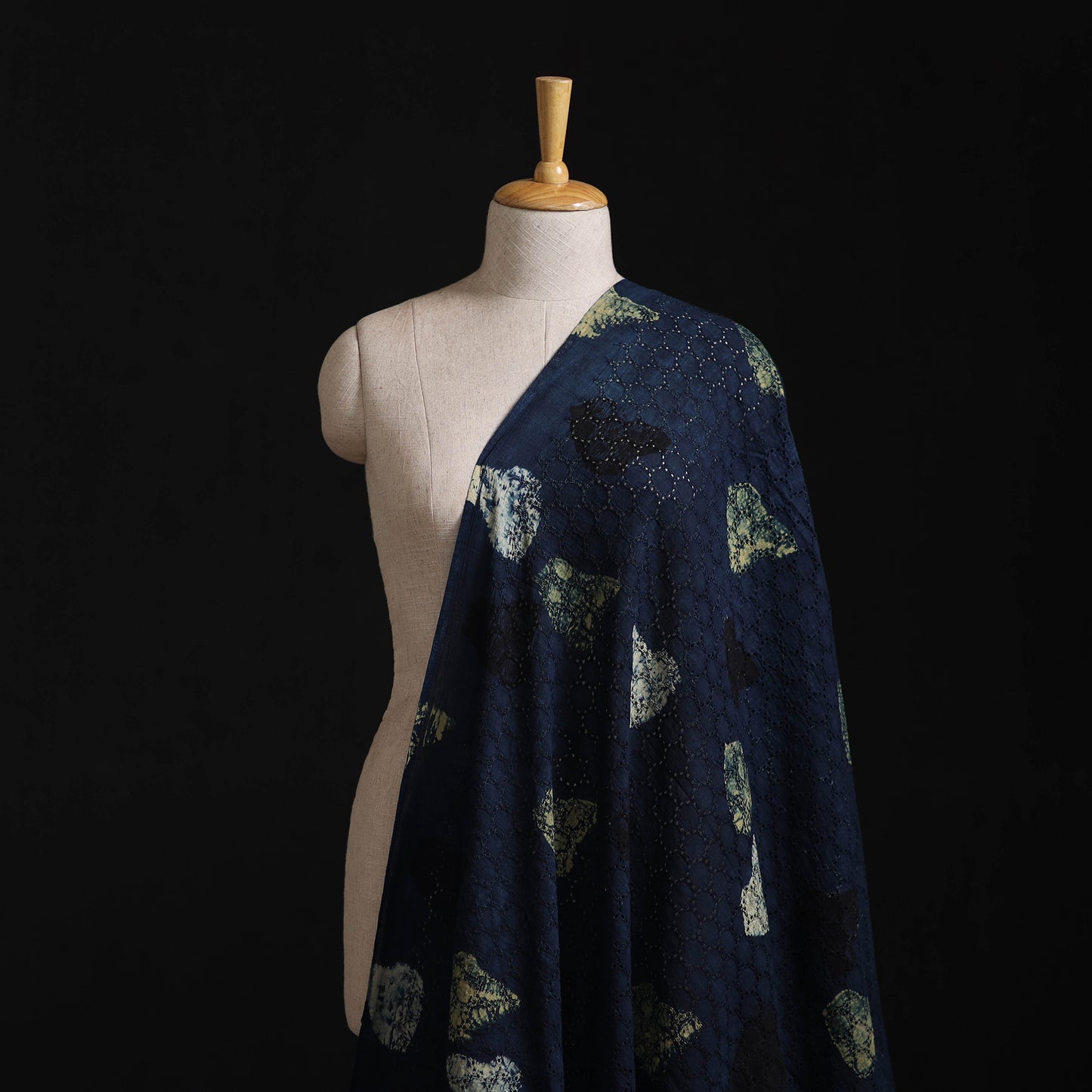 Ajrakh Hand Block Print Natural Dyed Cotton Hakoba Fabric 29