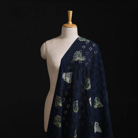 Ajrakh Hand Block Print Natural Dyed Cotton Hakoba Fabric 30