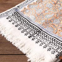 Block Printed Cotton Towel
