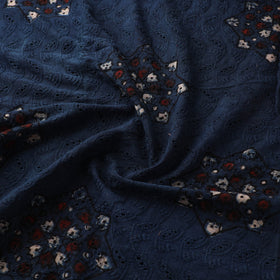 Hakoba Hand Block Ajrakh Print Natural Dyed Cotton Fabric  84