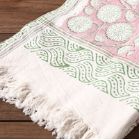 Block Printed Cotton Towel
