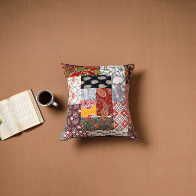 Kutch Tagai Patchwork Cotton Cushion Cover (16 x 16 in) 18