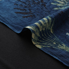 Hakoba Hand Block Ajrakh Print Natural Dyed Cotton Fabric  86