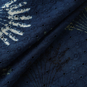 Hakoba Hand Block Ajrakh Print Natural Dyed Cotton Fabric  87