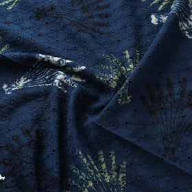 Hakoba Hand Block Ajrakh Print Natural Dyed Cotton Fabric  87
