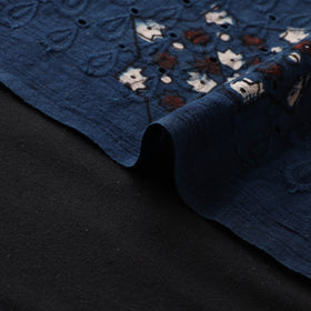 Hakoba Hand Block Ajrakh Print Natural Dyed Cotton Fabric  88