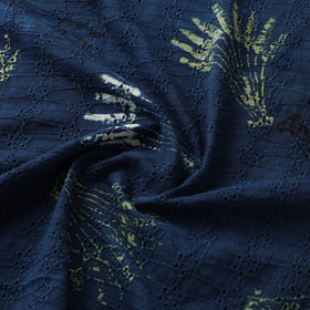 Hakoba Hand Block Ajrakh Print Natural Dyed Cotton Fabric  89