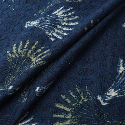 Hakoba Hand Block Ajrakh Print Natural Dyed Cotton Fabric  90