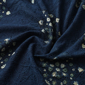 Hakoba Hand Block Ajrakh Print Natural Dyed Cotton Fabric  92
