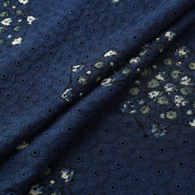 Hakoba Hand Block Ajrakh Print Natural Dyed Cotton Fabric  93