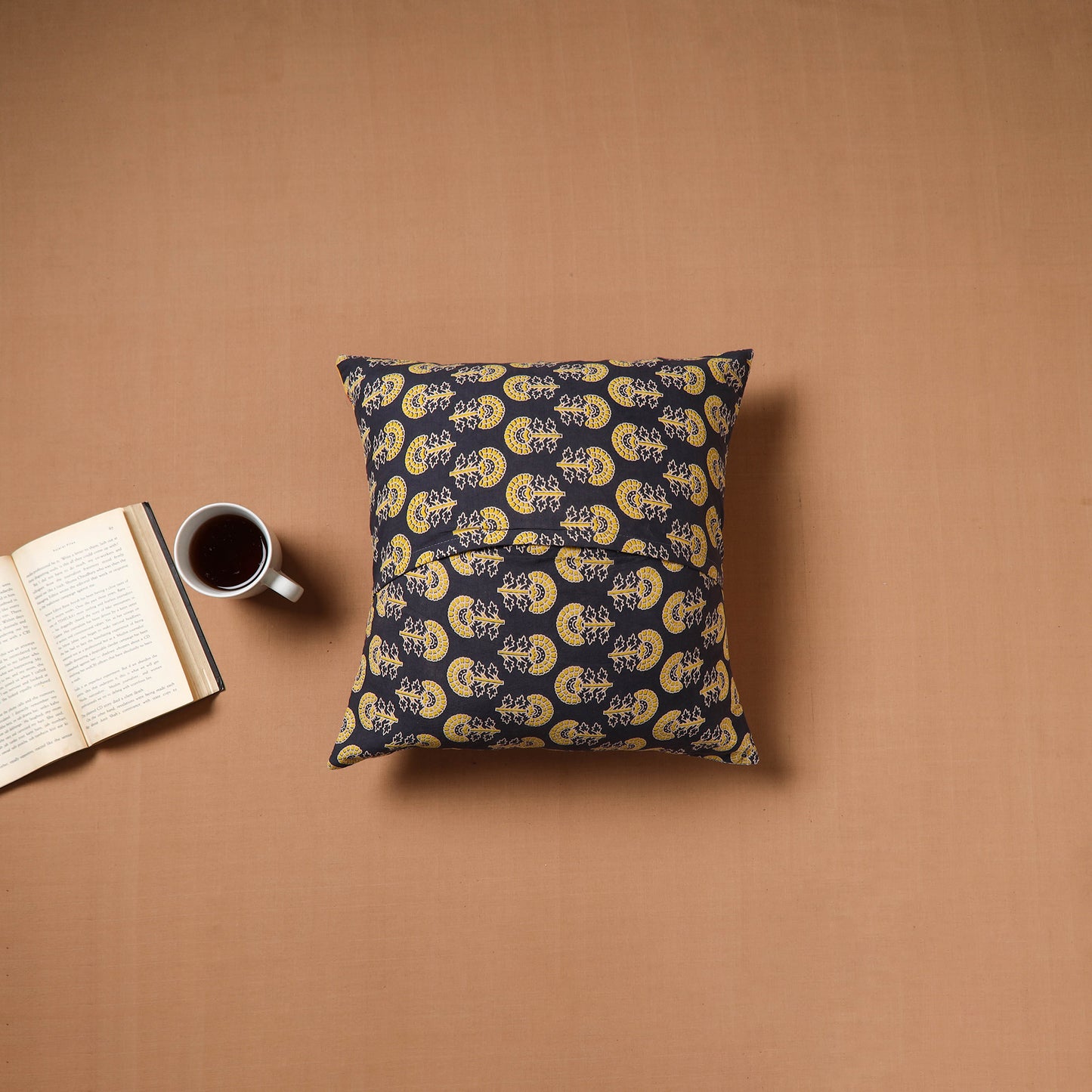 Kutch Tagai Patchwork Cotton Cushion Cover (16 x 16 in) 23