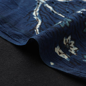 Hakoba Hand Block Ajrakh Print Natural Dyed Cotton Fabric  95