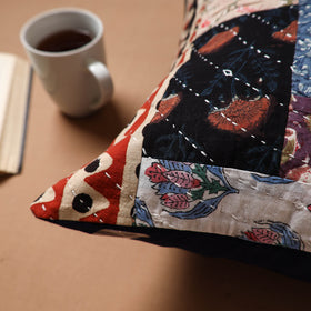 Kutch Tagai Patchwork Cotton Cushion Cover (16 x 16 in) 27