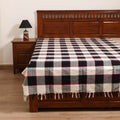 Handloom Cotton Single Bedsheet (90 x 60 in) 187