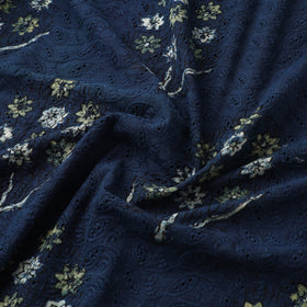 Hakoba Hand Block Ajrakh Print Natural Dyed Cotton Fabric 98