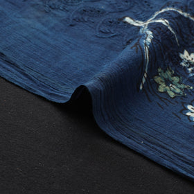 Hakoba Hand Block Ajrakh Print Natural Dyed Cotton Fabric 98