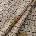Natural Dyed Ajrakh Hand Block Print Cotton Hakoba Fabric 04