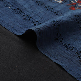 Hakoba Hand Block Ajrakh Print Natural Dyed Cotton Fabric 99