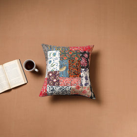 Kutch Tagai Patchwork Cotton Cushion Cover (16 x 16 in) 30