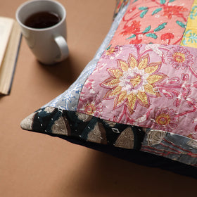 Kutch Tagai Patchwork Cotton Cushion Cover (16 x 16 in) 31