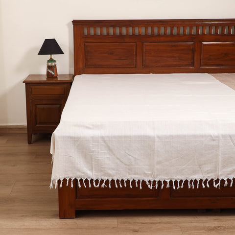 Handloom Cotton Single Bedsheet (90 x 60 in) 189